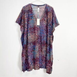 Sea Level Swim Australia Kaftan Womens One Size OS Hunter Mesh Swim Cover Up NWT